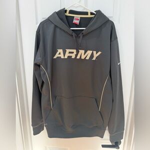 Nike Fit Therma Grey Army Hoodie size M